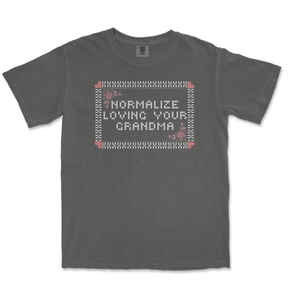 Comfort Colors T-Shirt Cross Stitch in Pepper