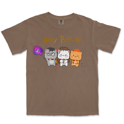 Comfort Colors T-Shirt Harry Purrter in Espresso