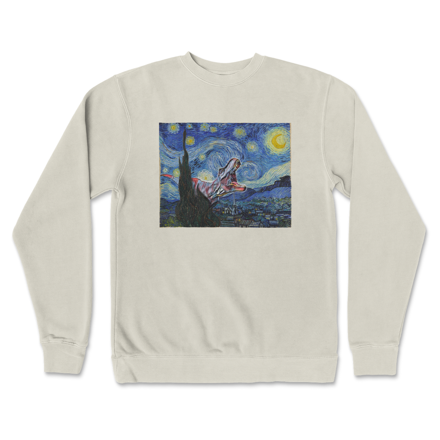 Independent Clothing Co. Crew Neck Van Gogh but Cooler in Bone