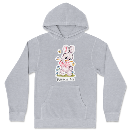 Independent Clothing Co. Hoodie Cute Bunny in Grey Heather