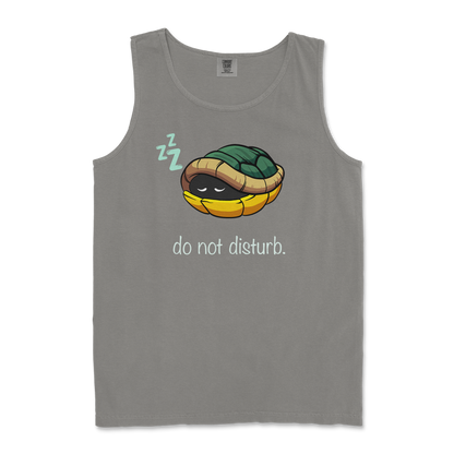 Comfort Colors Tank Top Sleepin Turtle in Grey