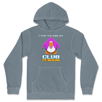 Independent Clothing Co. Hoodie Club Penguin Wife  in Blue-Magic