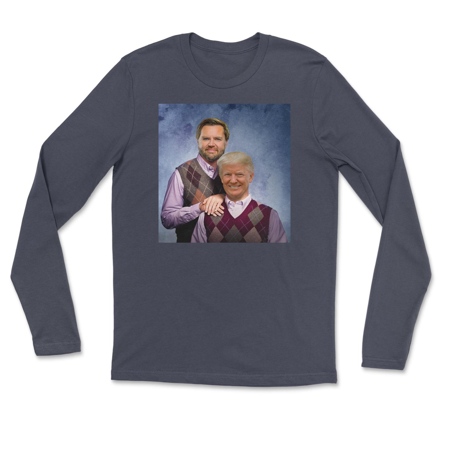 The Nice Shirt Long Sleeve Step Brothers  in Navy