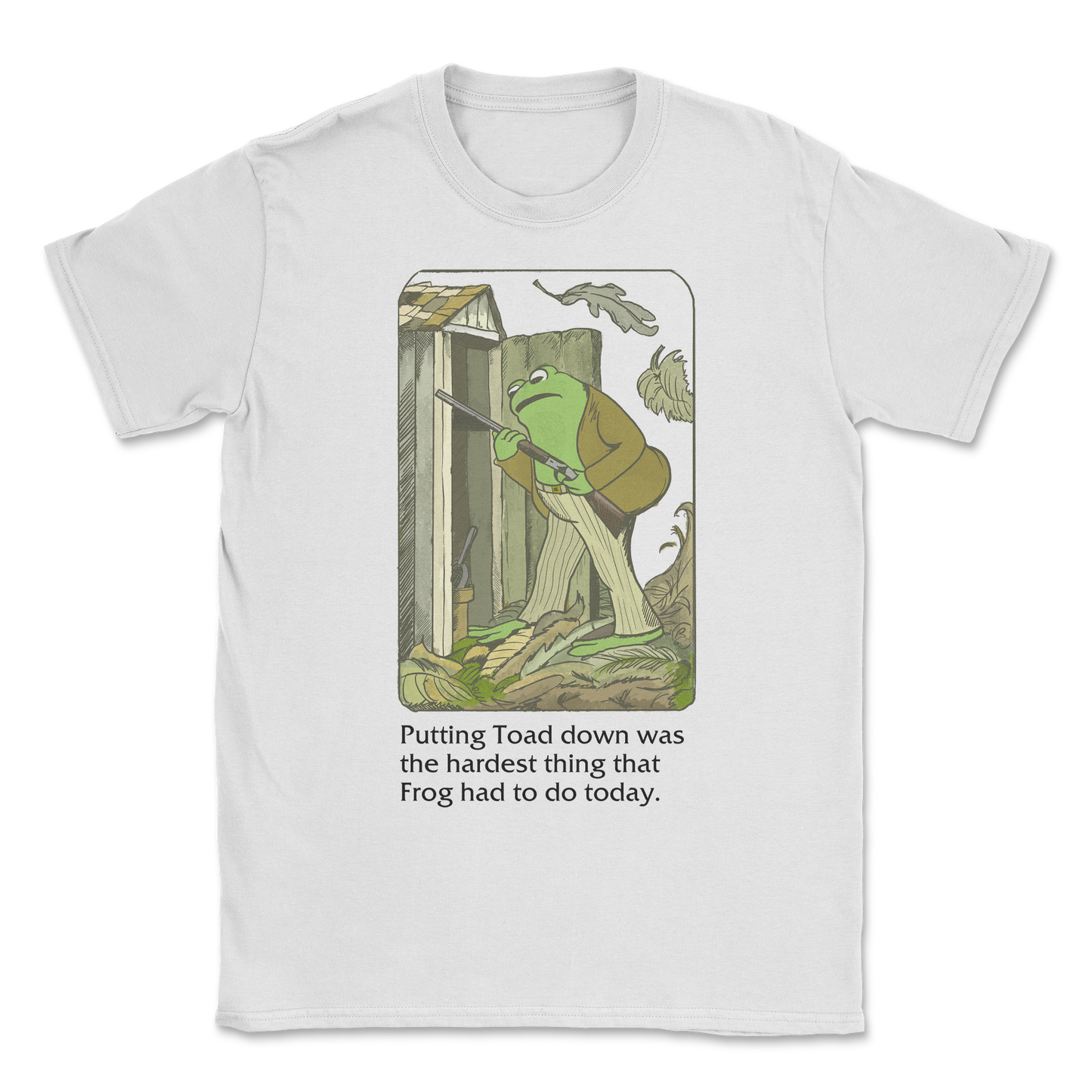 The Nice Shirt T-Shirt Frog and Toad  in White