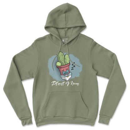 Gildan SoftStyle Hoodie Plant Mom 2 in Military Green