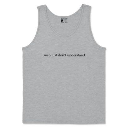 Gildan SoftStyle Tank Top Men Dont Understand in Sports Grey