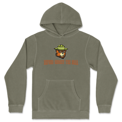 Independent Clothing Co. Hoodie Defund Smokey Bear in Olive