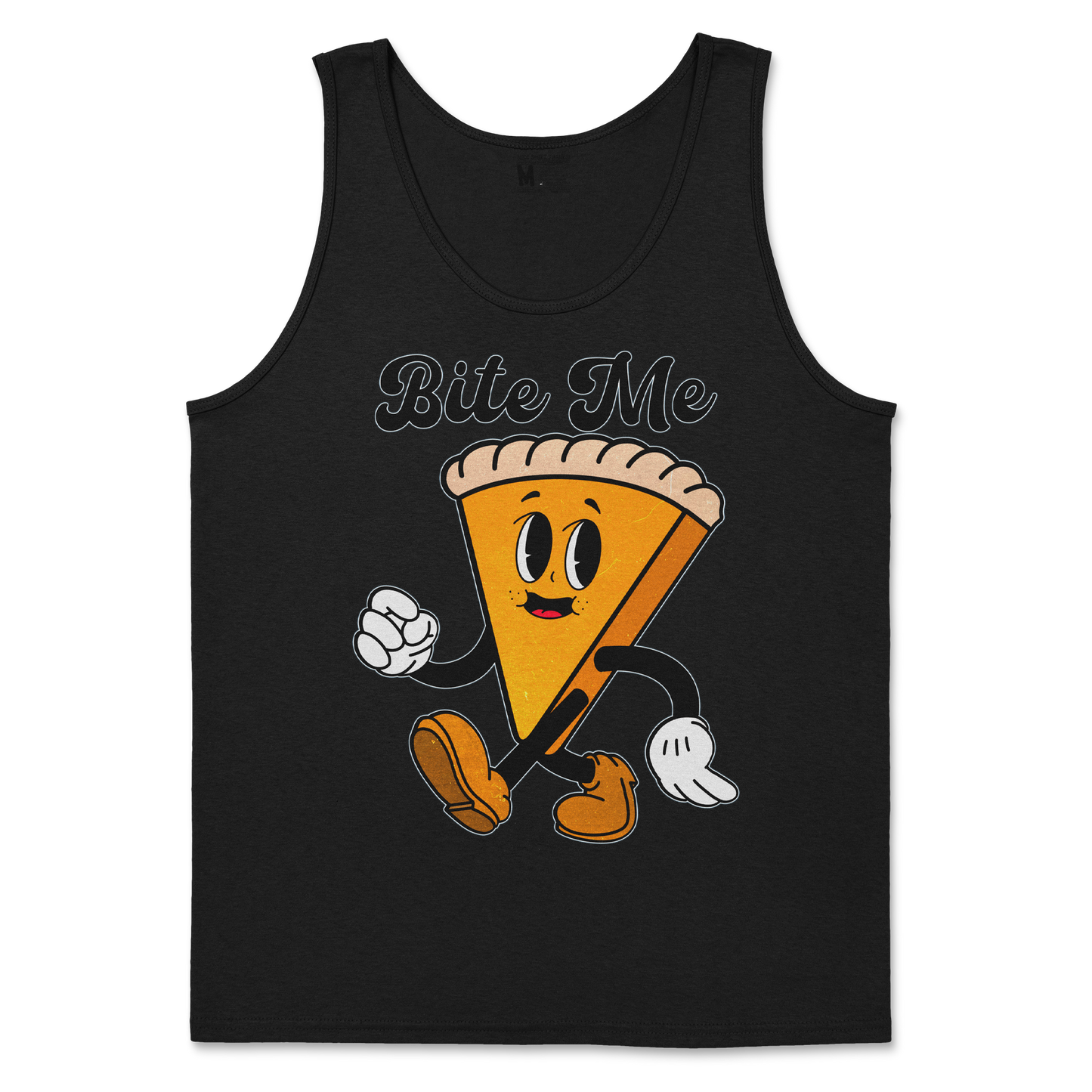 Gildan SoftStyle Tank Top Bite Me  in Black