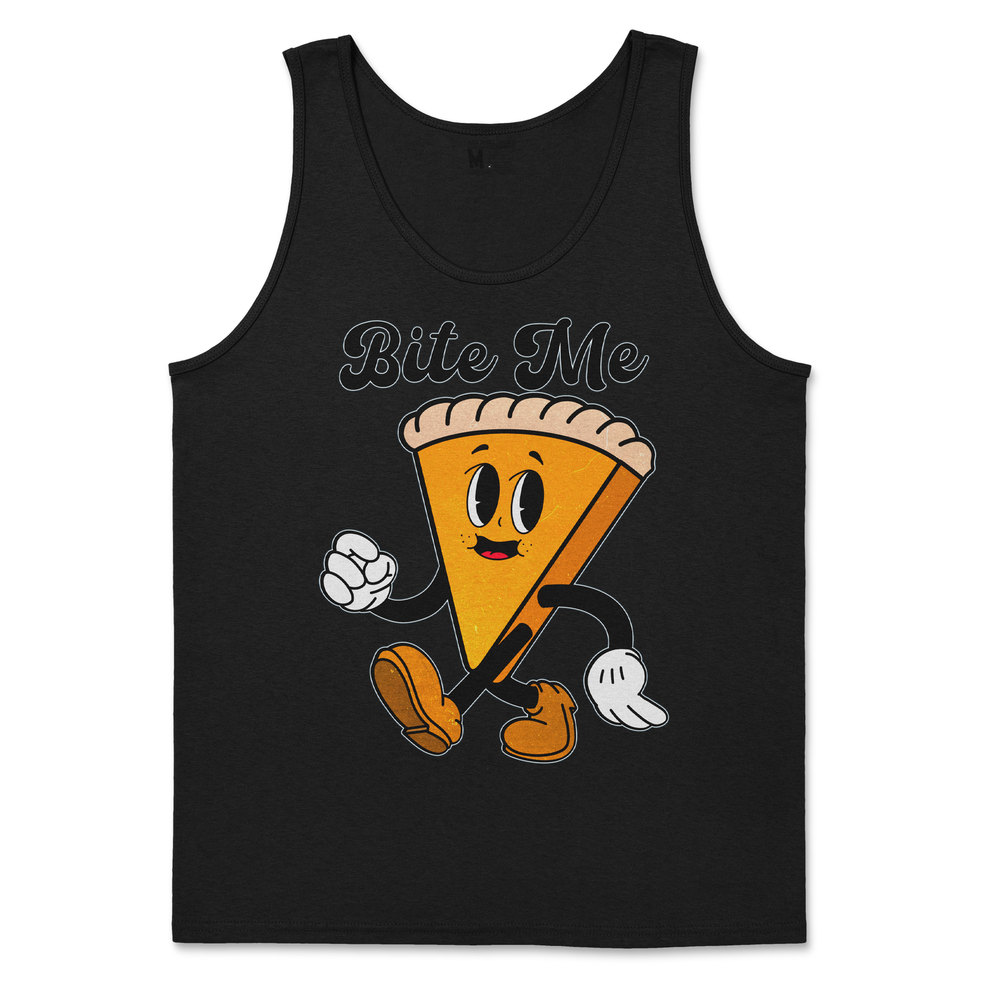 Gildan SoftStyle Tank Top Bite Me  in Black