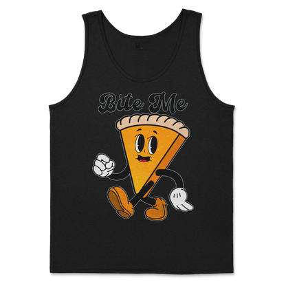 Gildan SoftStyle Tank Top Bite Me  in Black