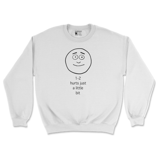 Gildan SoftStyle Crew Neck Hurts A Little Bit in White