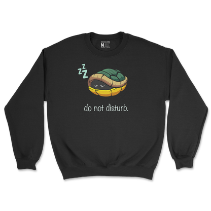 Gildan SoftStyle Crew Neck Sleepin Turtle in Black