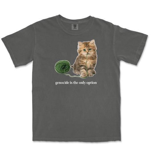 Comfort Colors T-Shirt Genocide Kitty  in Pepper