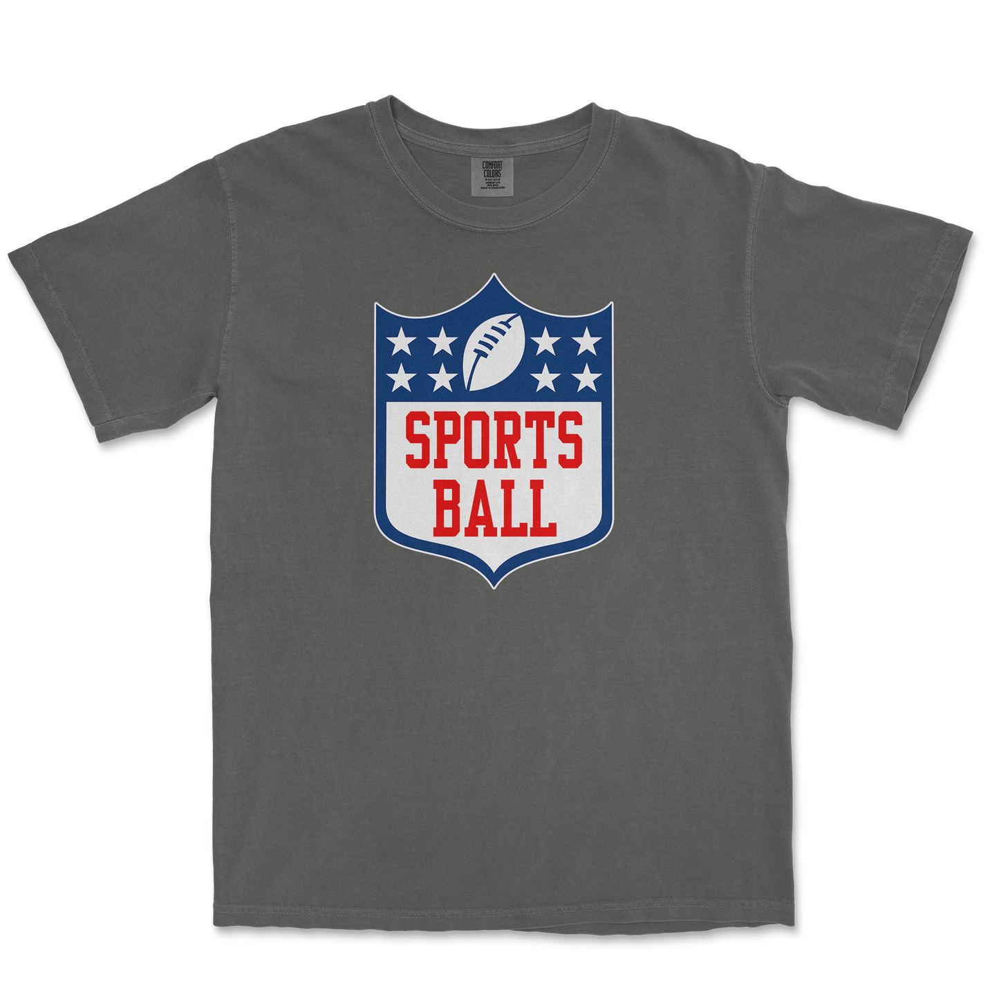 Comfort Colors T-Shirt Sports Ball in Pepper