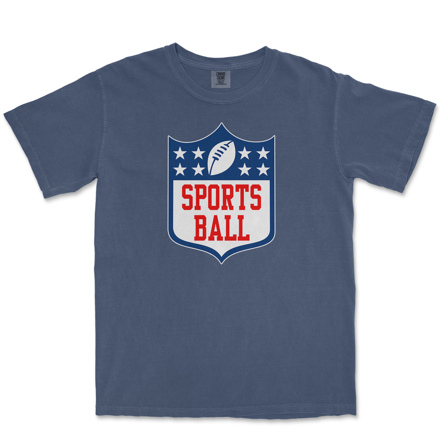 Comfort Colors T-Shirt Sports Ball in Midnight