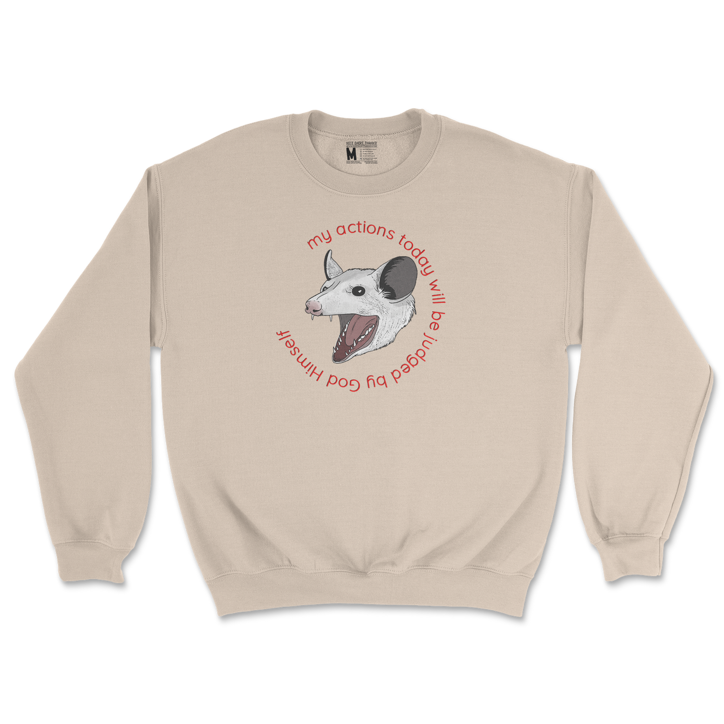 Gildan SoftStyle Crew Neck in Sand