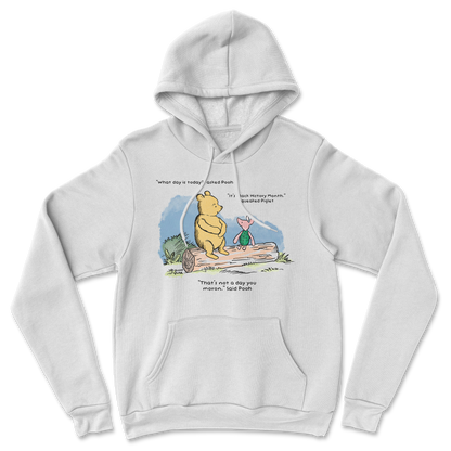 The Nice Shirt Hoodie Winnie the Pooh  in White