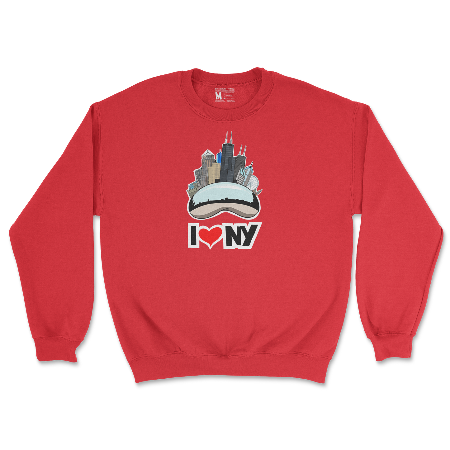 Gildan SoftStyle Crew Neck in Red