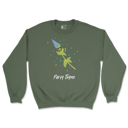 Gildan SoftStyle Crew Neck Party Thyme in Military Green