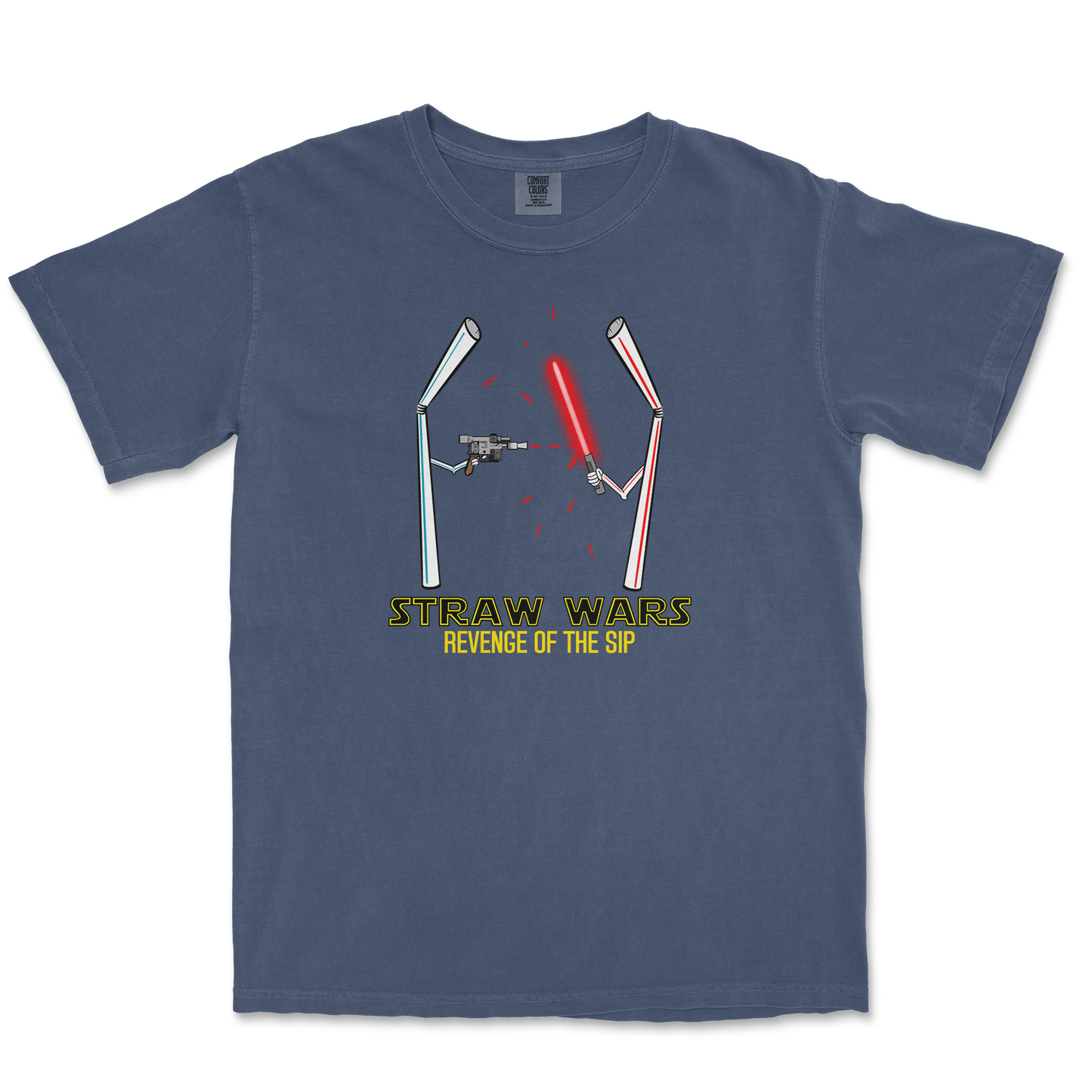 Comfort Colors T-Shirt Straw Wars in Midnight