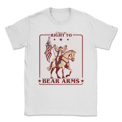 Heavy Blend T-Shirt Right to Bear Arms in White