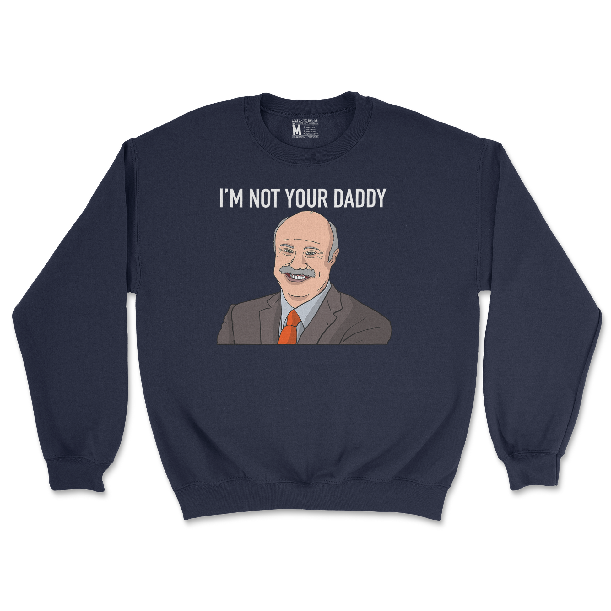 Gildan SoftStyle Crew Neck Daddy Phil in Navy