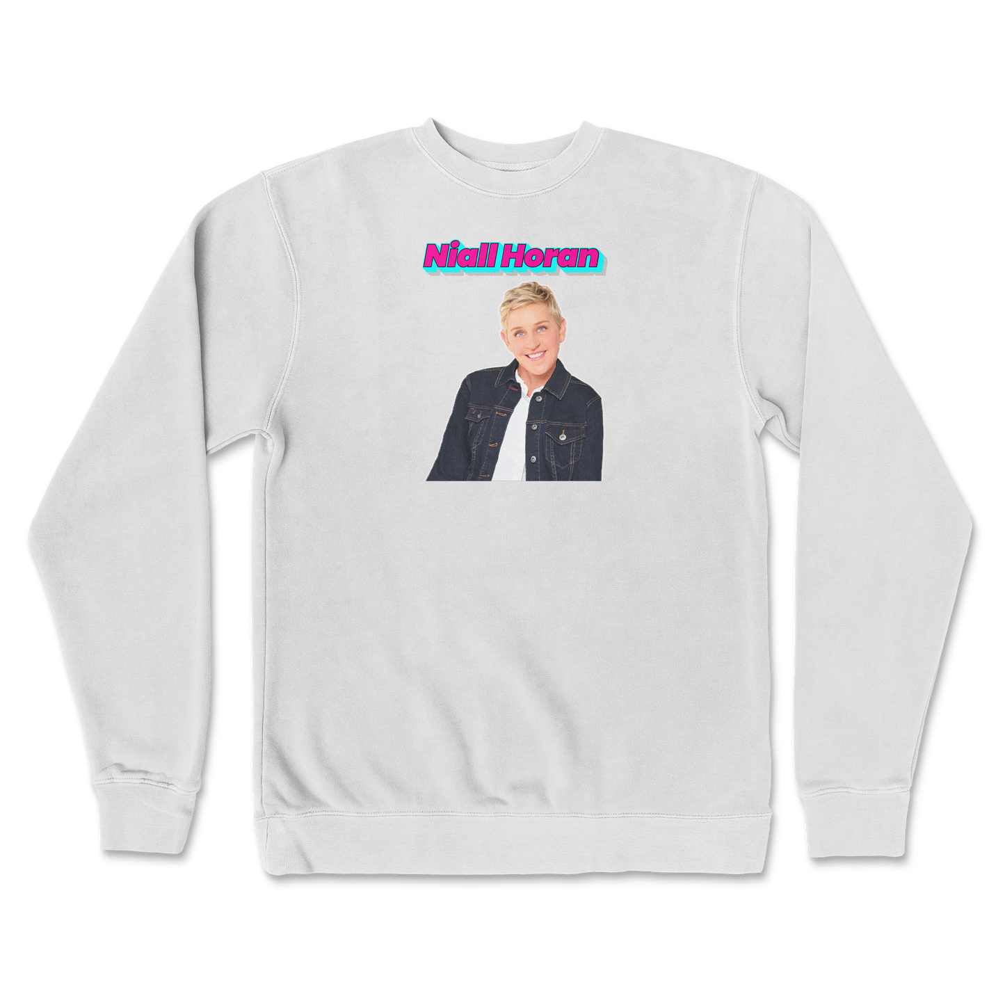 Independent Clothing Co. Crew Neck Niall Horan in white