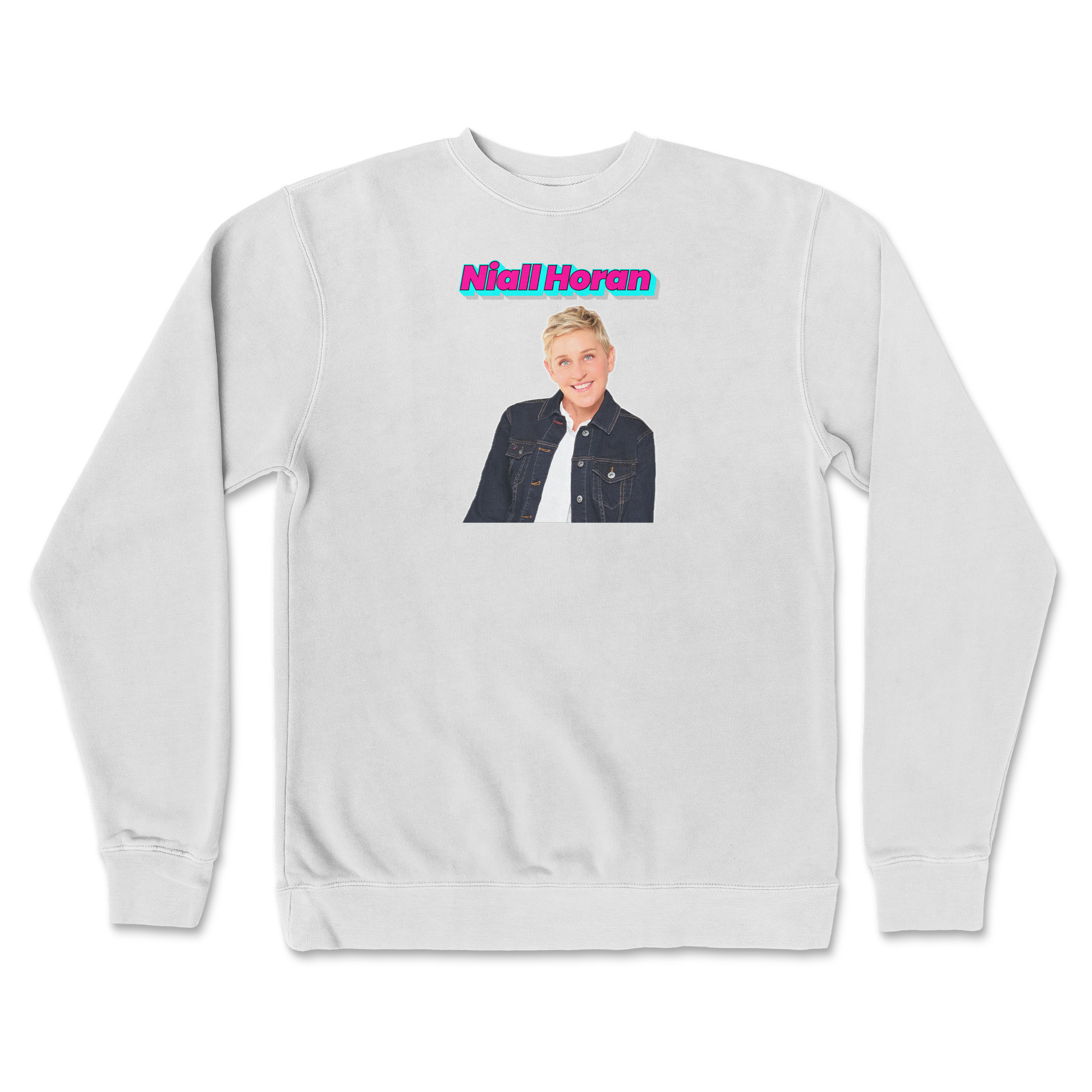 Independent Clothing Co. Crew Neck Niall Horan in white