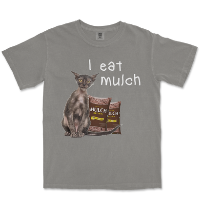 Comfort Colors T-Shirt I Eat Mulch in Grey