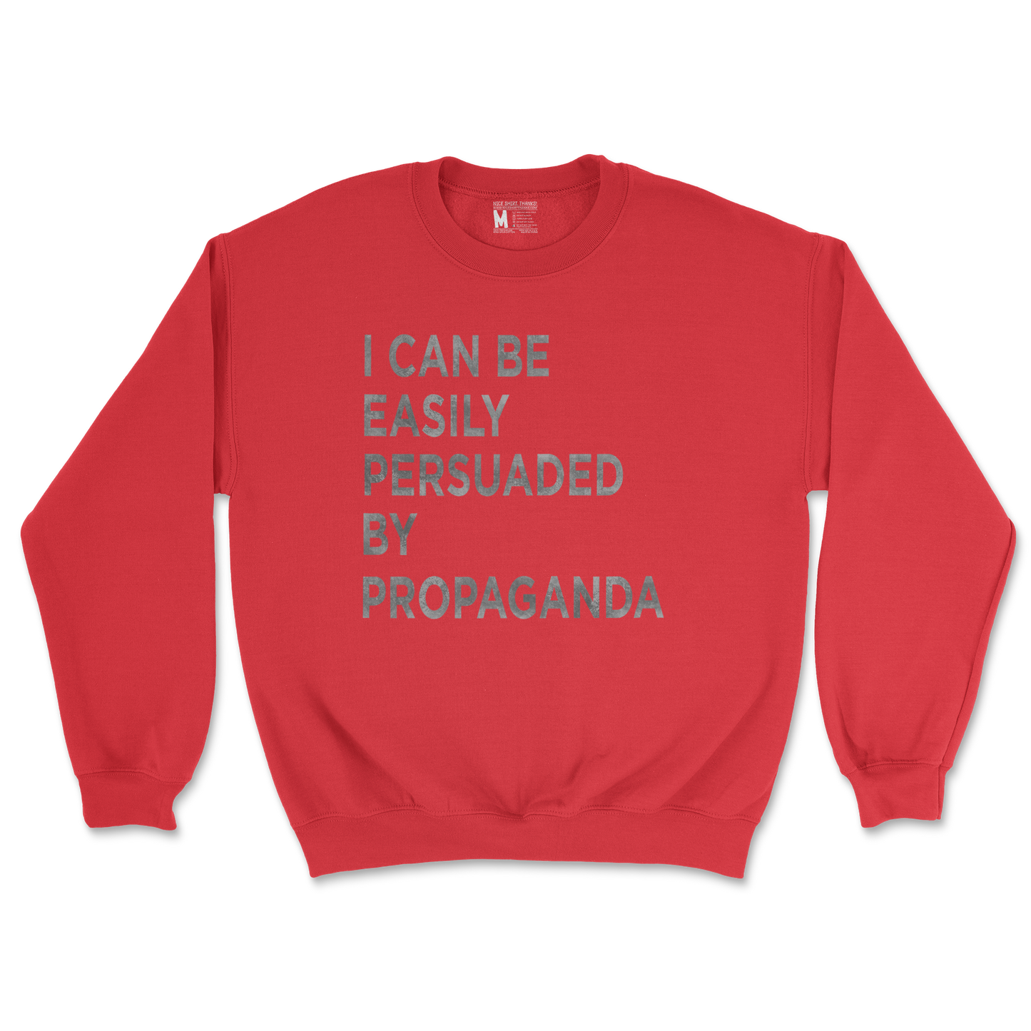 Gildan SoftStyle Crew Neck Propaganda in Red