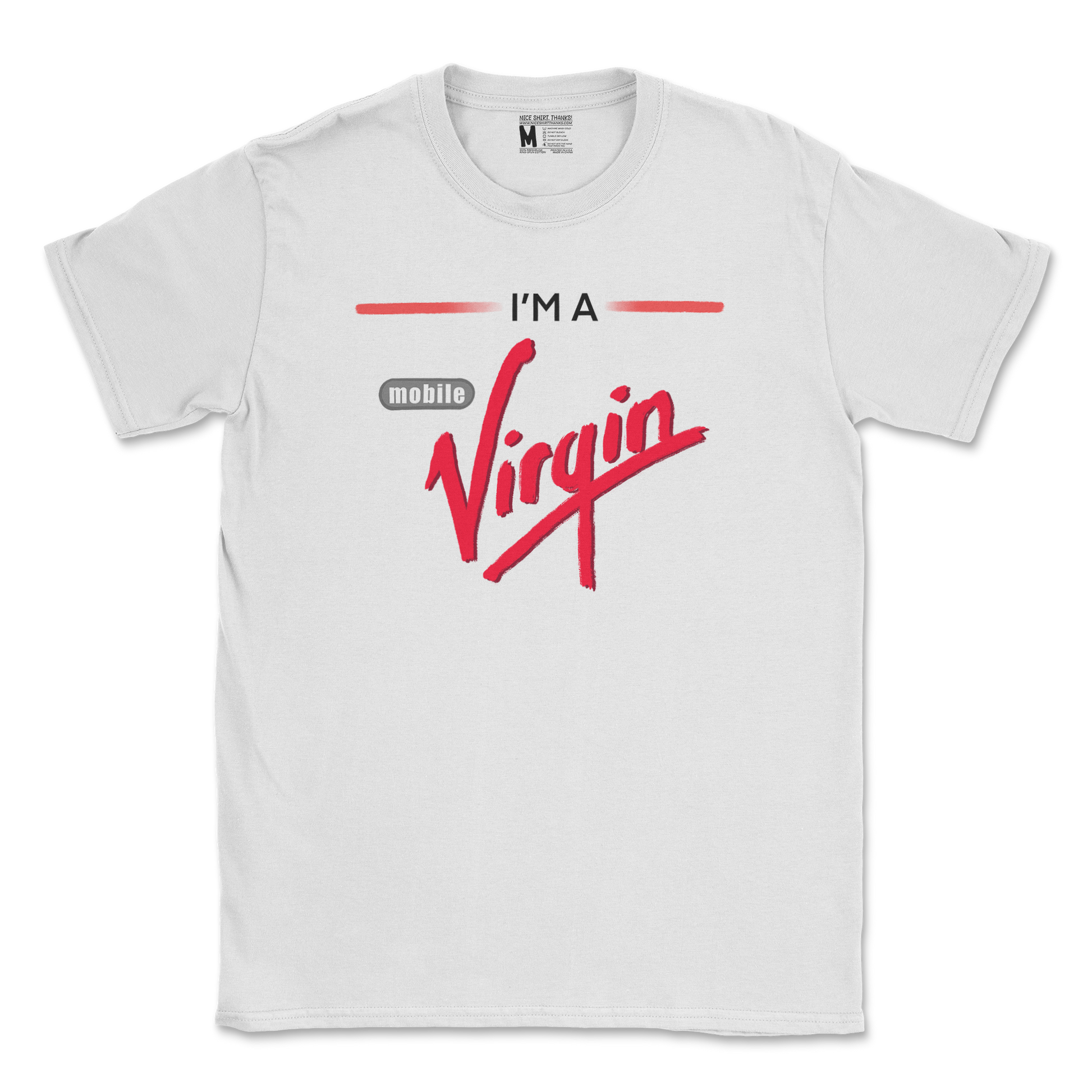 Gildan SoftStyle T-Shirt Mobile Virgin in White