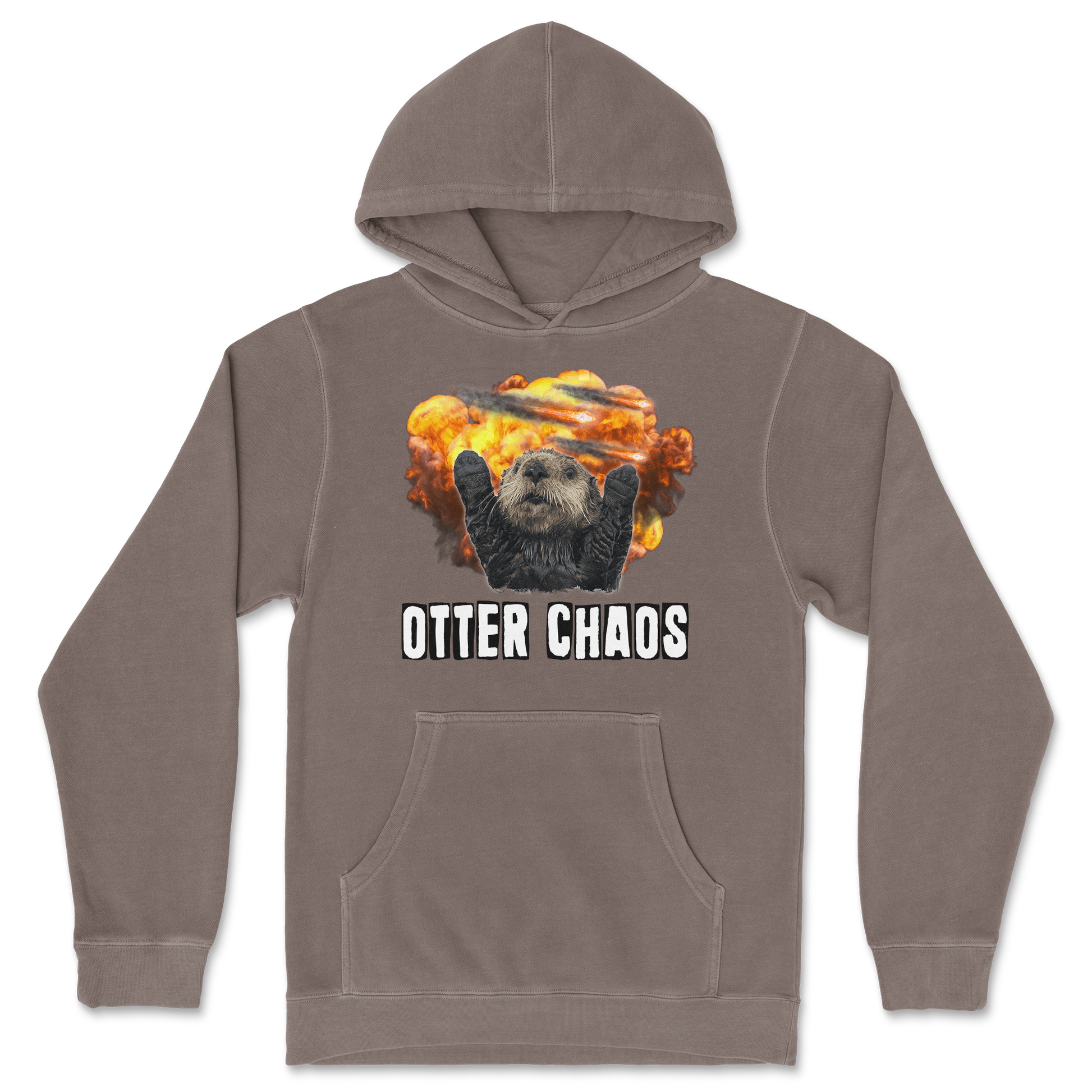 Independent Clothing Co. Hoodie Otter Chaos in Clay