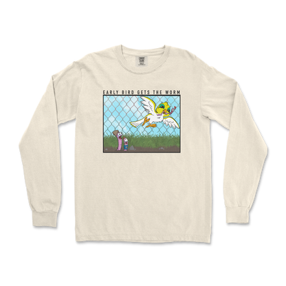 Comfort Colors Long Sleeve Early Bird in Ivory