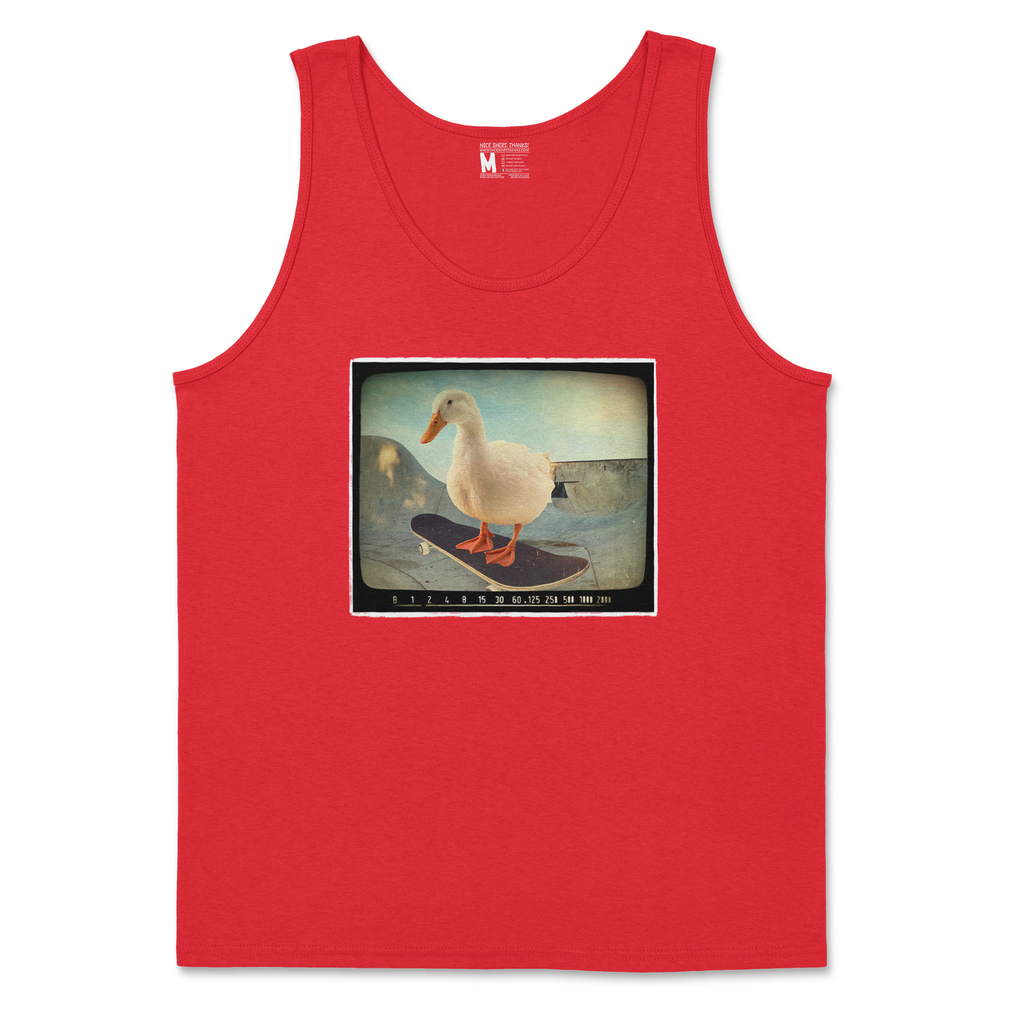 Gildan SoftStyle Tank Top Do A Flip in Red