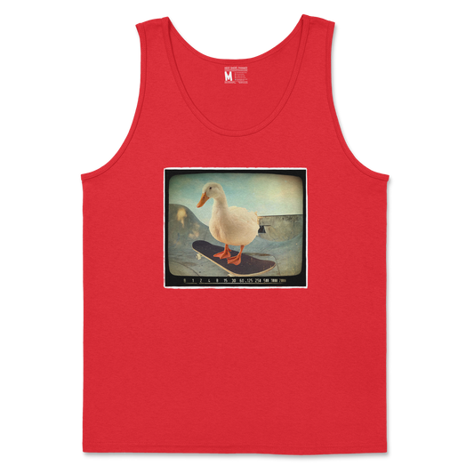 Gildan SoftStyle Tank Top Do A Flip in Red