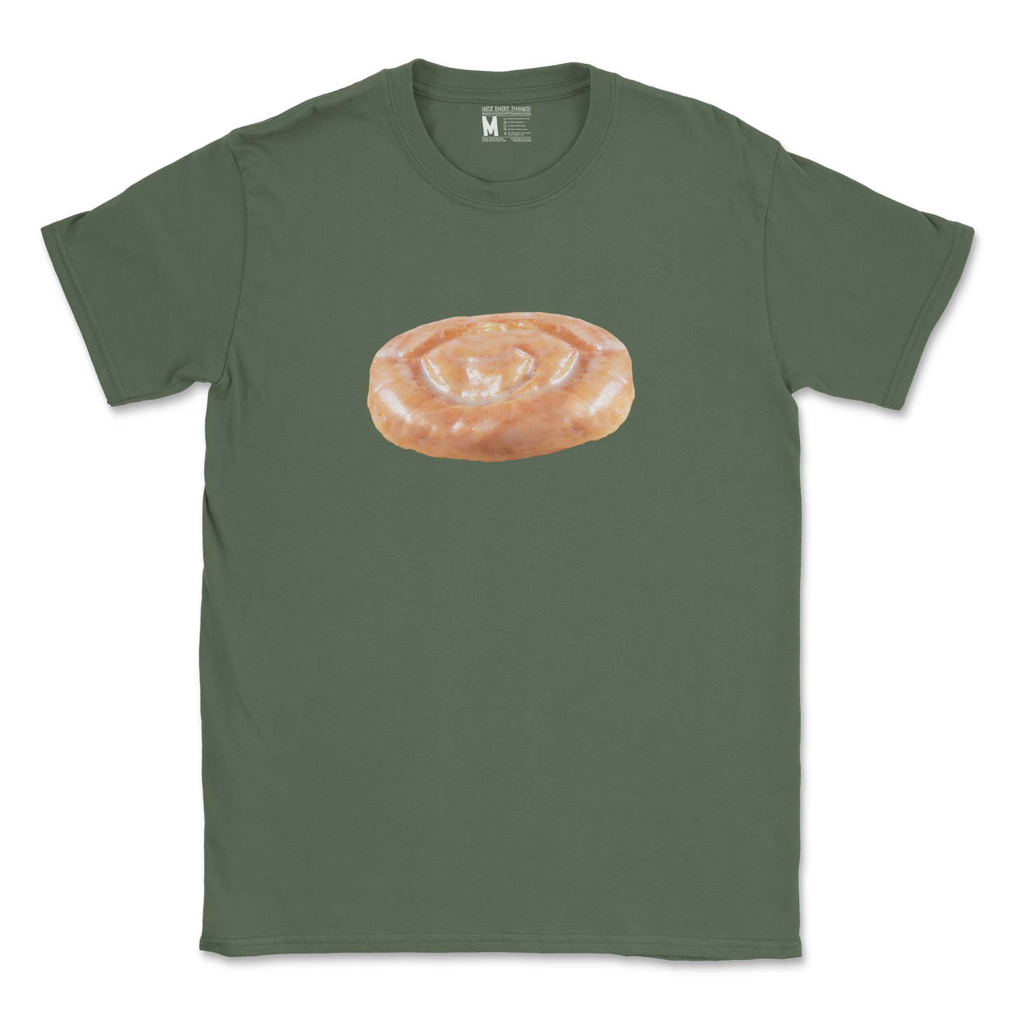 Gildan SoftStyle T-Shirt Honey Bun in Military Green