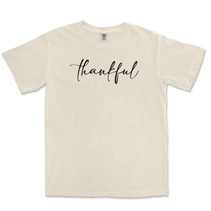 Comfort Colors T-Shirt Thankful  in Ivory