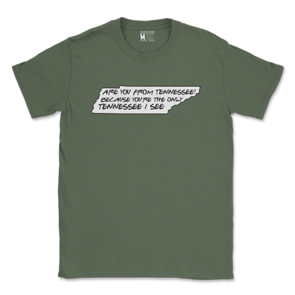 Gildan SoftStyle T-Shirt Tennessee in Military Green