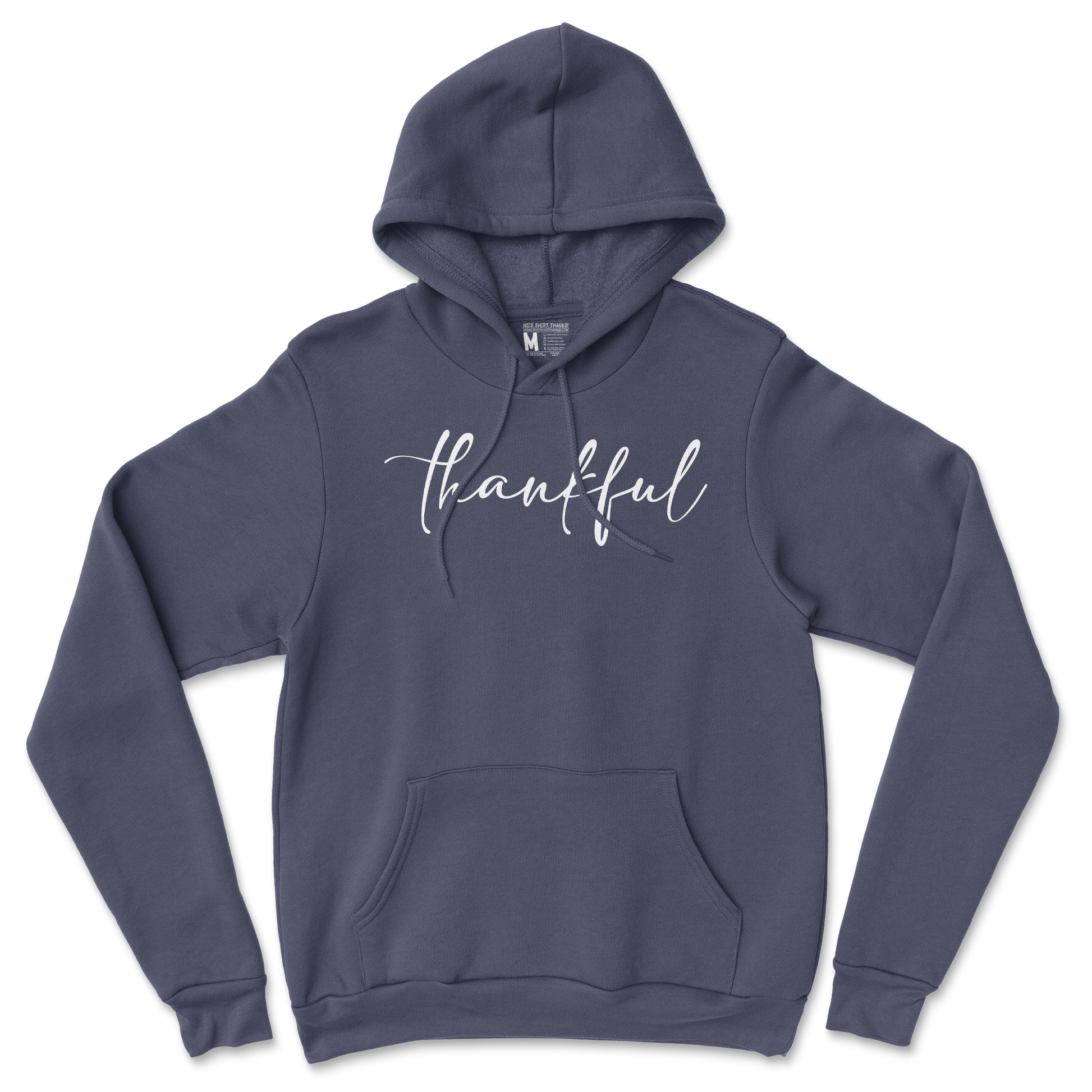 Gildan SoftStyle Hoodie Thankful  in Navy