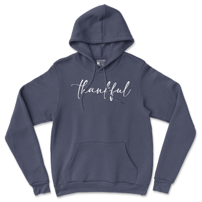 Gildan SoftStyle Hoodie Thankful  in Navy