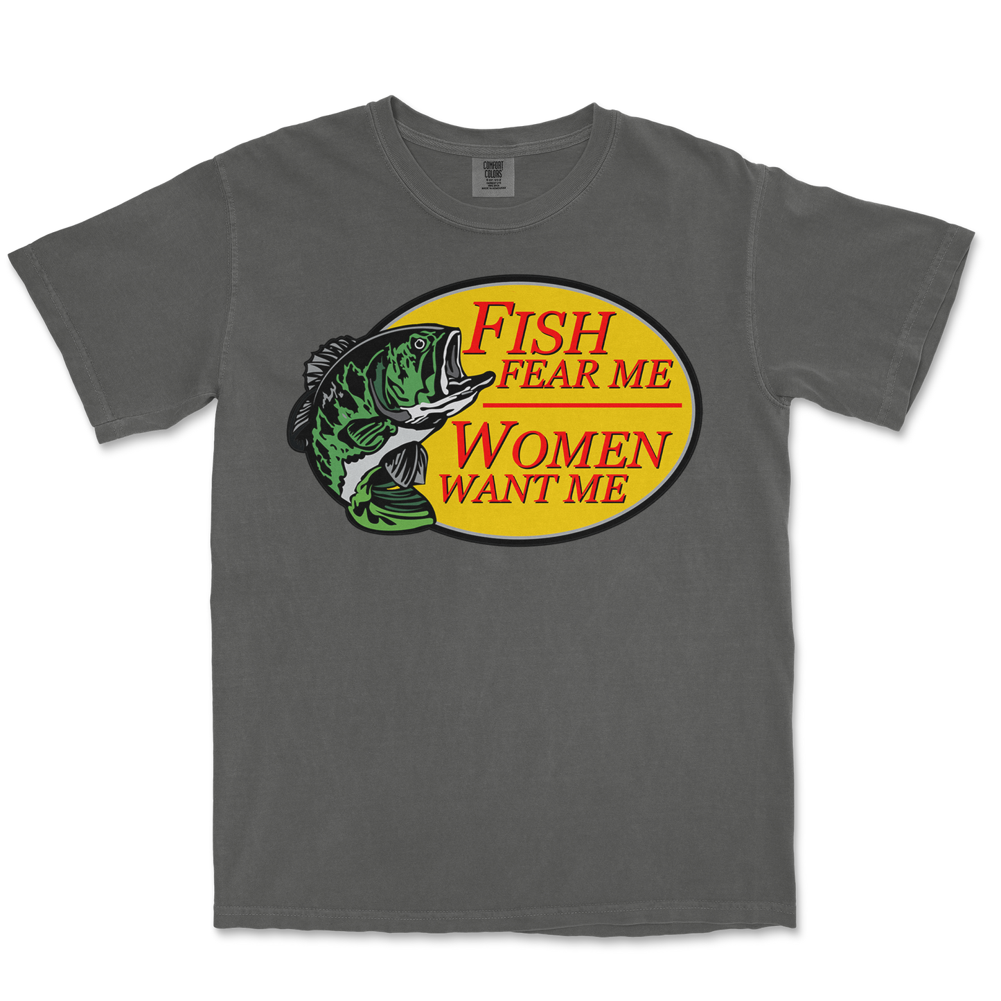 Comfort Colors T-Shirt For The Fishermen in Pepper