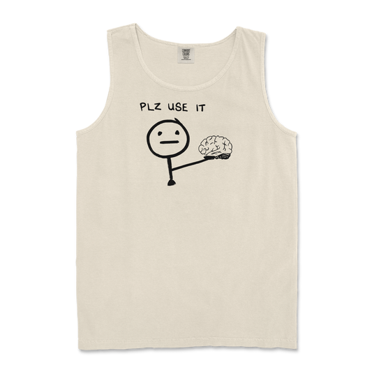 Comfort Colors Tank Top Plz Use It in Ivory