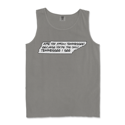 Comfort Colors Tank Top Tennessee in Grey