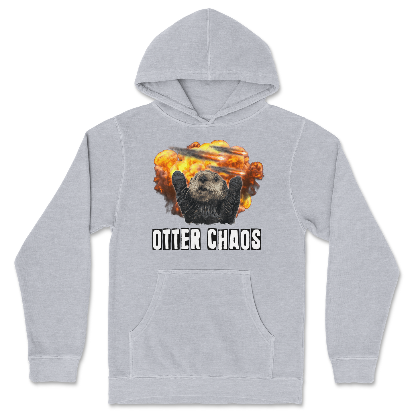 Independent Clothing Co. Hoodie Otter Chaos in GreyHeather