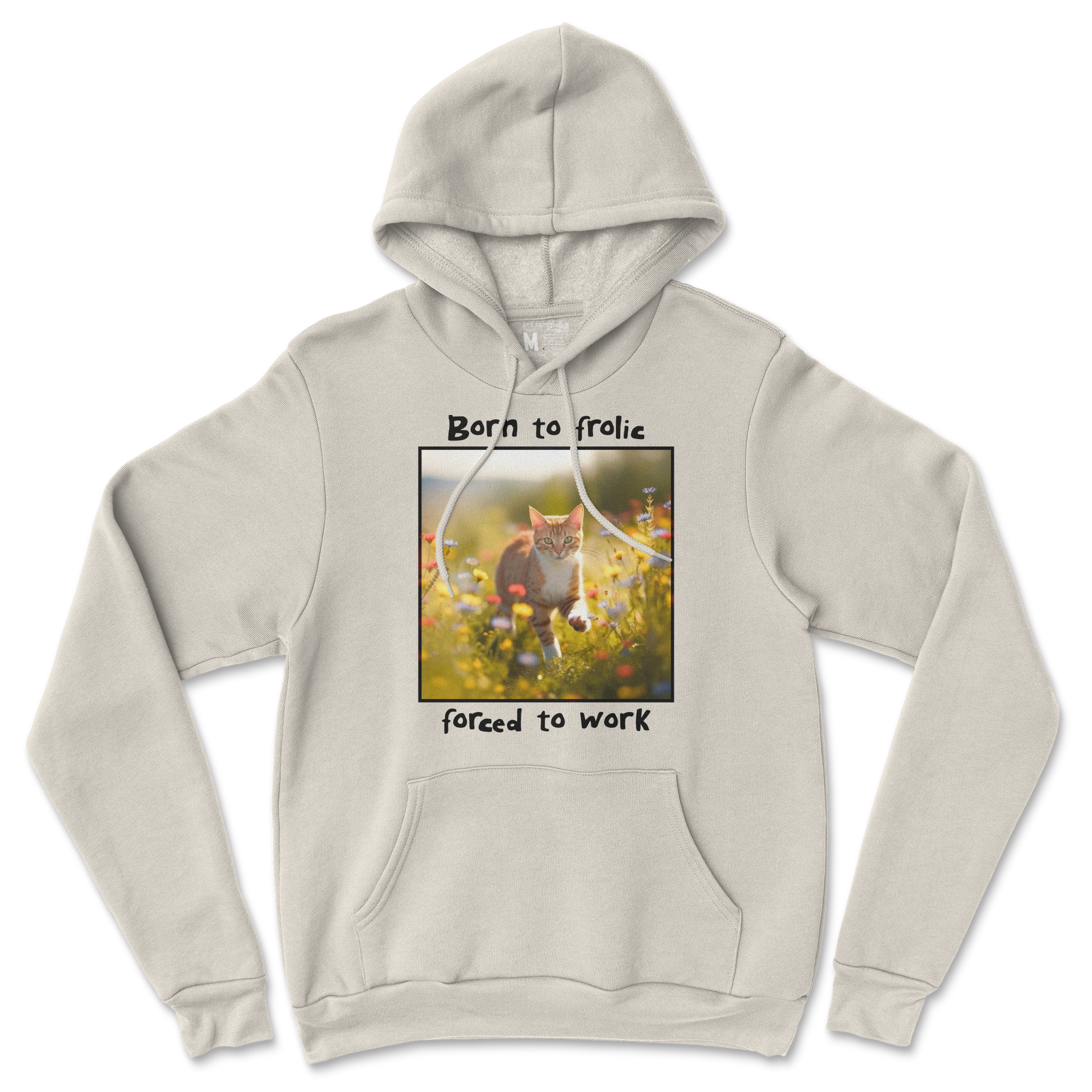 Gildan SoftStyle Hoodie Born to Frolic  in Sand