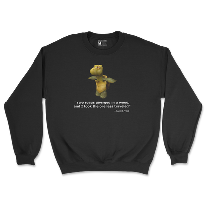 Gildan SoftStyle Crew Neck Robert Frost Quote in Black