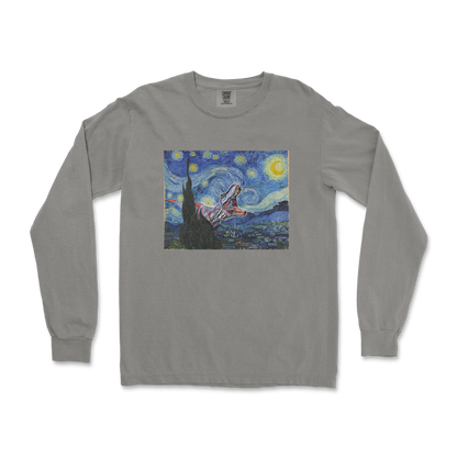 Comfort Colors Long Sleeve Van Gogh but Cooler in Grey