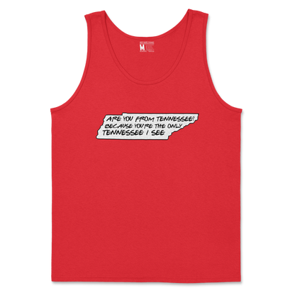 Gildan SoftStyle Tank Top Tennessee in Red