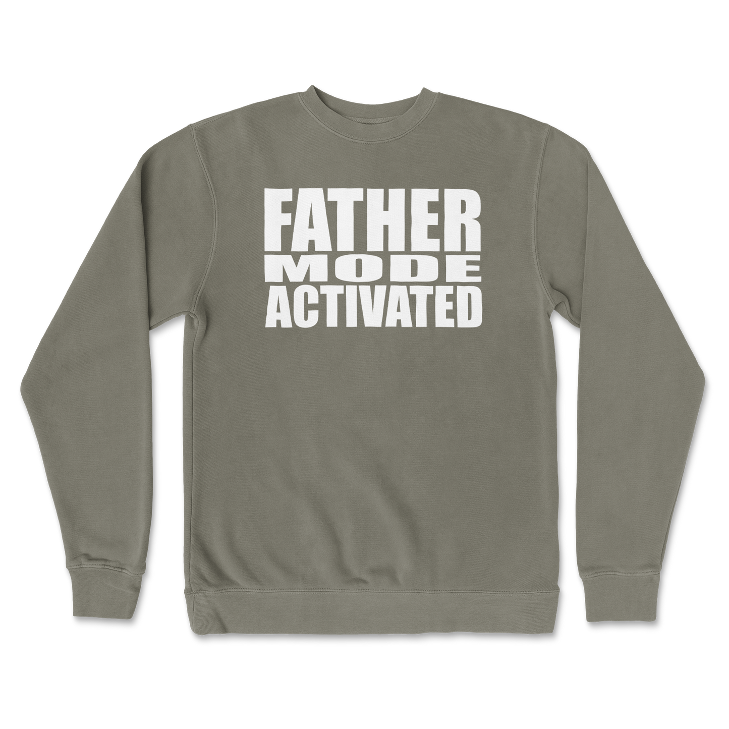 Independent Clothing Co. Crew Neck Father Mode Activated in Army