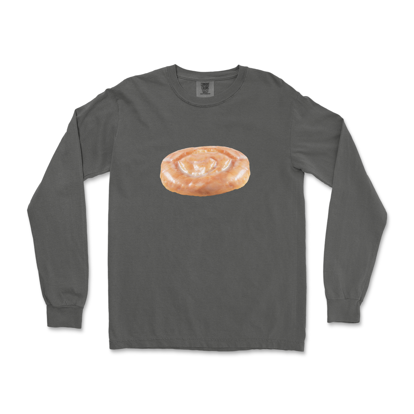 Comfort Colors Long Sleeve Honey Bun in Pepper